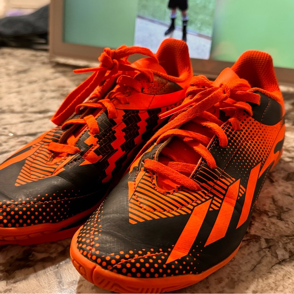 QAdidas X Speedportal Messi.4 Tf Jr GZ5136 Indoor Soccer Turf Youth Sz 3.5